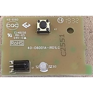 TCL 40S615 KEY IR BOARD 40-D6001A-IRD1LG